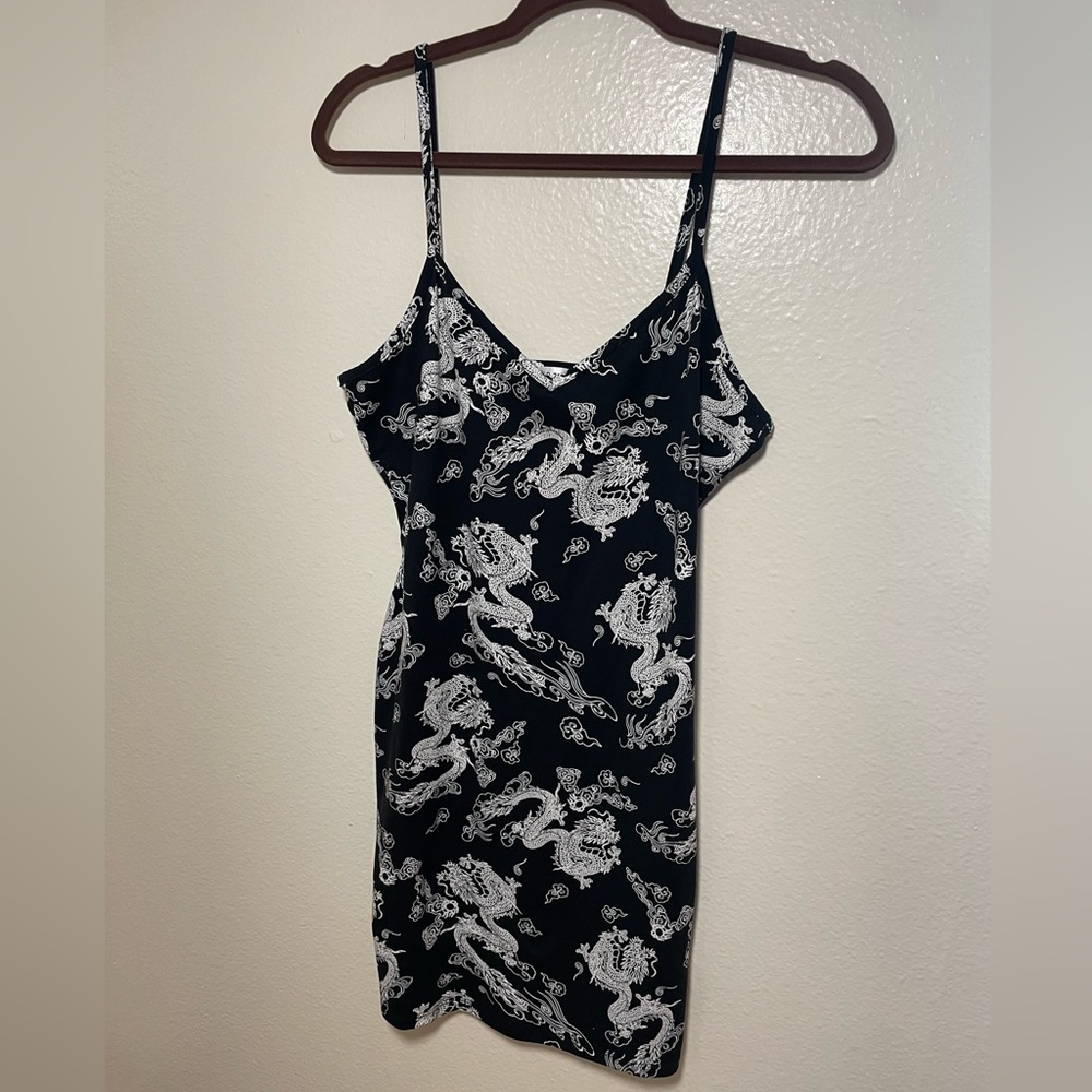Spaghetti strap midi dress high stretch!